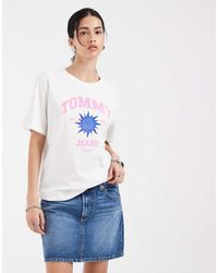 Tommy Hilfiger - Novelty Logo Relaxed Fit T-Shirt - Lyst