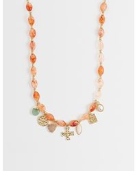Accessorize - – halskette mit perlenanhängern - Lyst