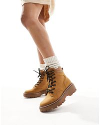 Stradivarius - Chunky Flat Boot - Lyst