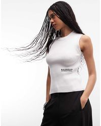 Barbour - Nova Logo Knitted Singlet - Lyst