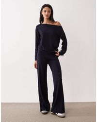 Mango - – centollo – gerade geschnittene strickhose - Lyst