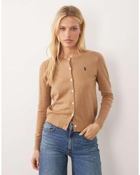 Polo Ralph Lauren - Icon Logo Fine Knit Cardigan - Lyst