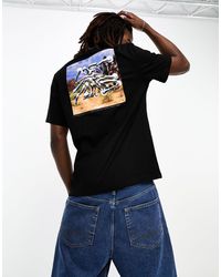 Coney Island Picnic - T-shirt d'ensemble à manches courtes avec imprimé lost mind sur la poitrine et au dos - Lyst