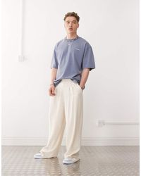 Collusion - Tailored Woven Pant With Linen - Lyst