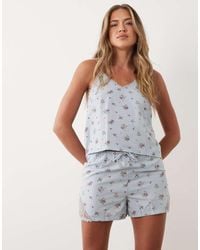 Mango - Teen Cami And Short Pyjama Set - Lyst
