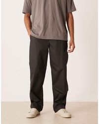 ASOS - – weite hose aus nylon - Lyst