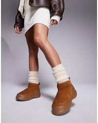 Moon Boot - Luna low - bottines unisexes basses - fauve - Lyst