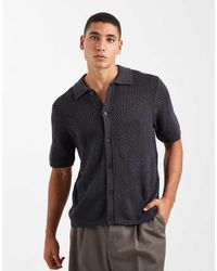 Levi's - Open Knit Camp Shirt - Lyst