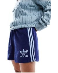 adidas Originals - Pantalones cortos azul marino y azul pastel - Lyst