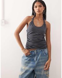Collusion - Knot Detail Halter Top - Lyst