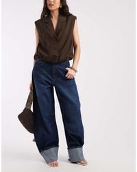ASOS - Turn Up Barrel Jean - Lyst