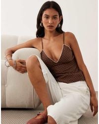 Cotton On - Micro Polka Dot Cotton Cami - Lyst