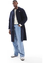 Tommy Hilfiger - Lange Jas Van Wol - Lyst