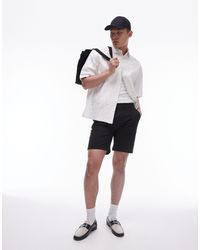 TOPMAN - Pantalones chinos cortos slim en - Lyst