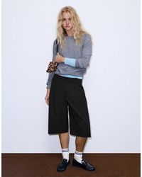 Pull&Bear - Tailored Fit Tailored Bermuda Shorts With Pleats - Lyst
