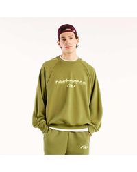 New Balance - Trackside French Terry Crew - Lyst