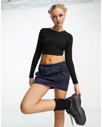 Noisy May - Cropped Fluffy Jumper - Lyst