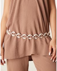 Mango - – gürtel aus farbenen metallringen - Lyst