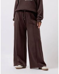 Yours Clothing - Wide Leg Joggers - Lyst