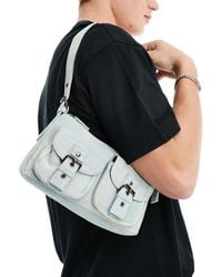 ASOS - Shoulder Bag With Pockets And Buckles - Lyst