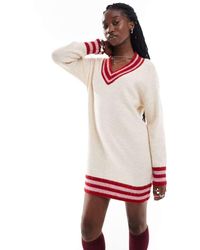 Native Youth - Vestito Corto Con Scollo A V - Lyst