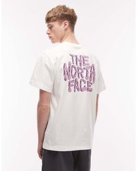 The North Face - Drip Logo Relaxed Backprint T-shirt - Lyst