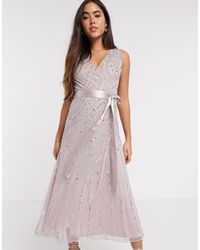 amelia rose vintage ruffle maxi dress