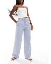 Superdry - Cotton Stripe Elasticated Trousers - Lyst