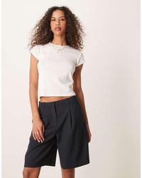 Abercrombie & Fitch - Mid Rise Bermuda Shorts - Lyst