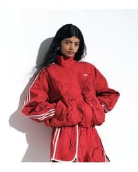 adidas Originals x ASOS - Oversized Cutwork Track Jacket - Lyst