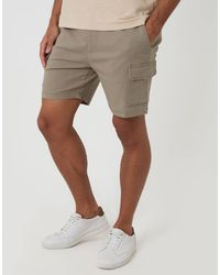 Threadbare - Shorter Length Stretch Cargo Shorts - Lyst