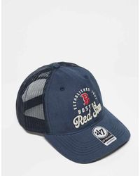 '47 - Boston Sox Script Mesh Back Cap - Lyst