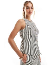 New Look - – gestreifte weste - Lyst