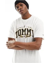 Tommy Hilfiger - Relaxed Skate Luxe Varsity Logo T-shirt - Lyst