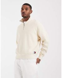 Tommy Hilfiger - Waffle Texture Relaxed Fit Sweatshirt - Lyst