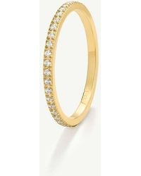 D.Louise - Waterproof Bridal Fine Eternity Band Ring – Tarnish-Free - Lyst