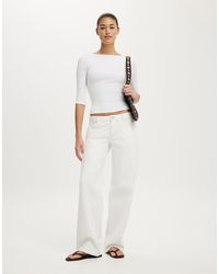 Cotton On - 90S Boatneck ¾ Sleeve - Lyst