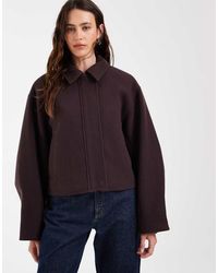 ASOS - Formal Top Collar Cropped Jacket - Lyst
