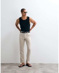 ASOS - Co-Ord Linen Blend Trousers - Lyst