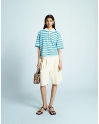 TOPSHOP - Linen Longline Short - Lyst