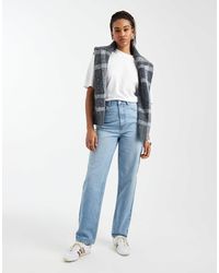 ASOS - Asos design tall - jean mom décontracté à taille haute - moyen - Lyst