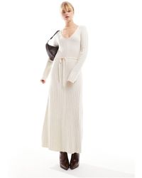 Pretty Lavish - Lightweight Knit Midaxi Dress - Lyst