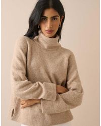 Nobody's Child - Marl Roll-Neck Oversized Jumper - Lyst