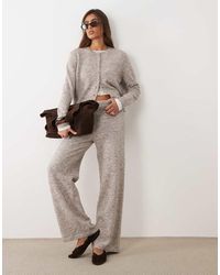 ASOS - Wide Leg Trouser With Wool Co-Ord - Lyst