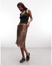 Reclaimed Vintage - Awkward Length Slip Skirt - Lyst
