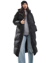 ONLY - Longline Puffer Coat - Lyst