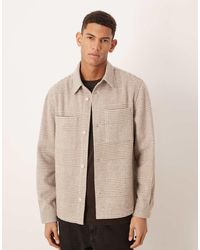 Mango - Wool Mix Shacket - Lyst