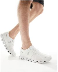 On Shoes - On - cloud 5 - sneakers bianche - Lyst