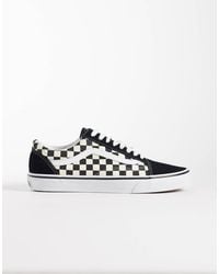 Vans - – old skool – sneaker mit schachbrettmuster - Lyst