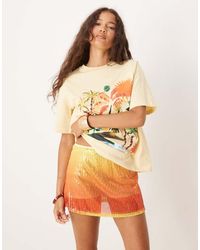 ASOS - Sequin Mini Skort - Lyst